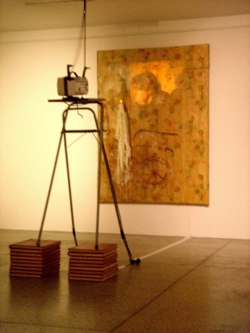 Autoportrait  « La fracture » 134 x 179 cm 2005